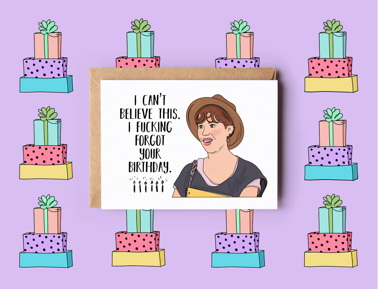 16 Candles Belated Birthday Card