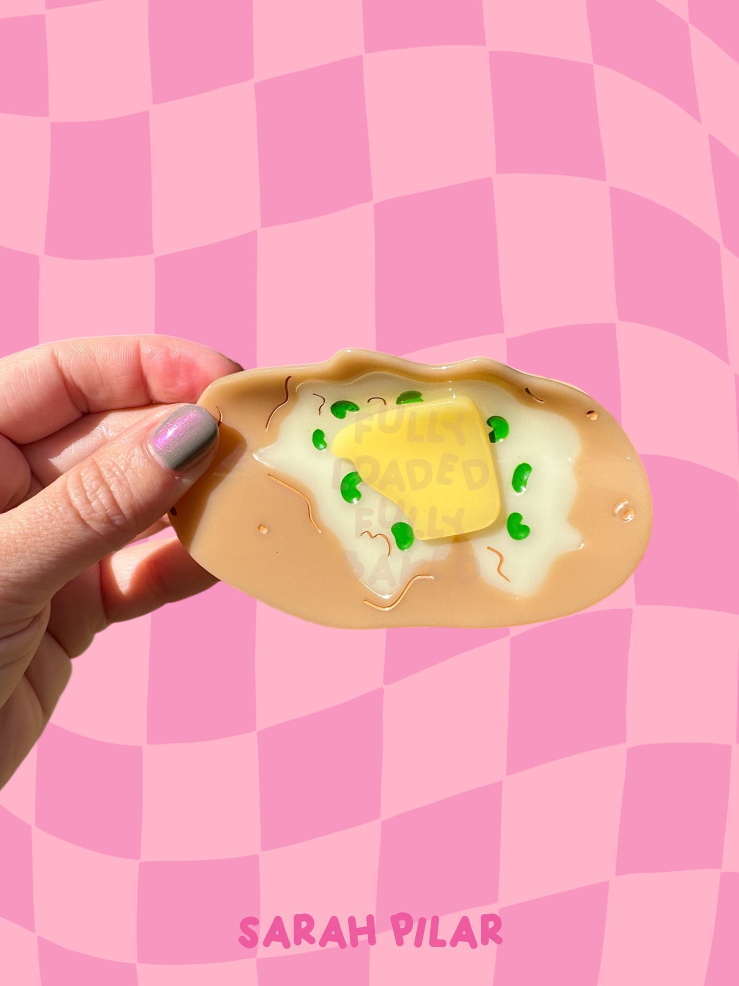 Baked Potato Hair Claw