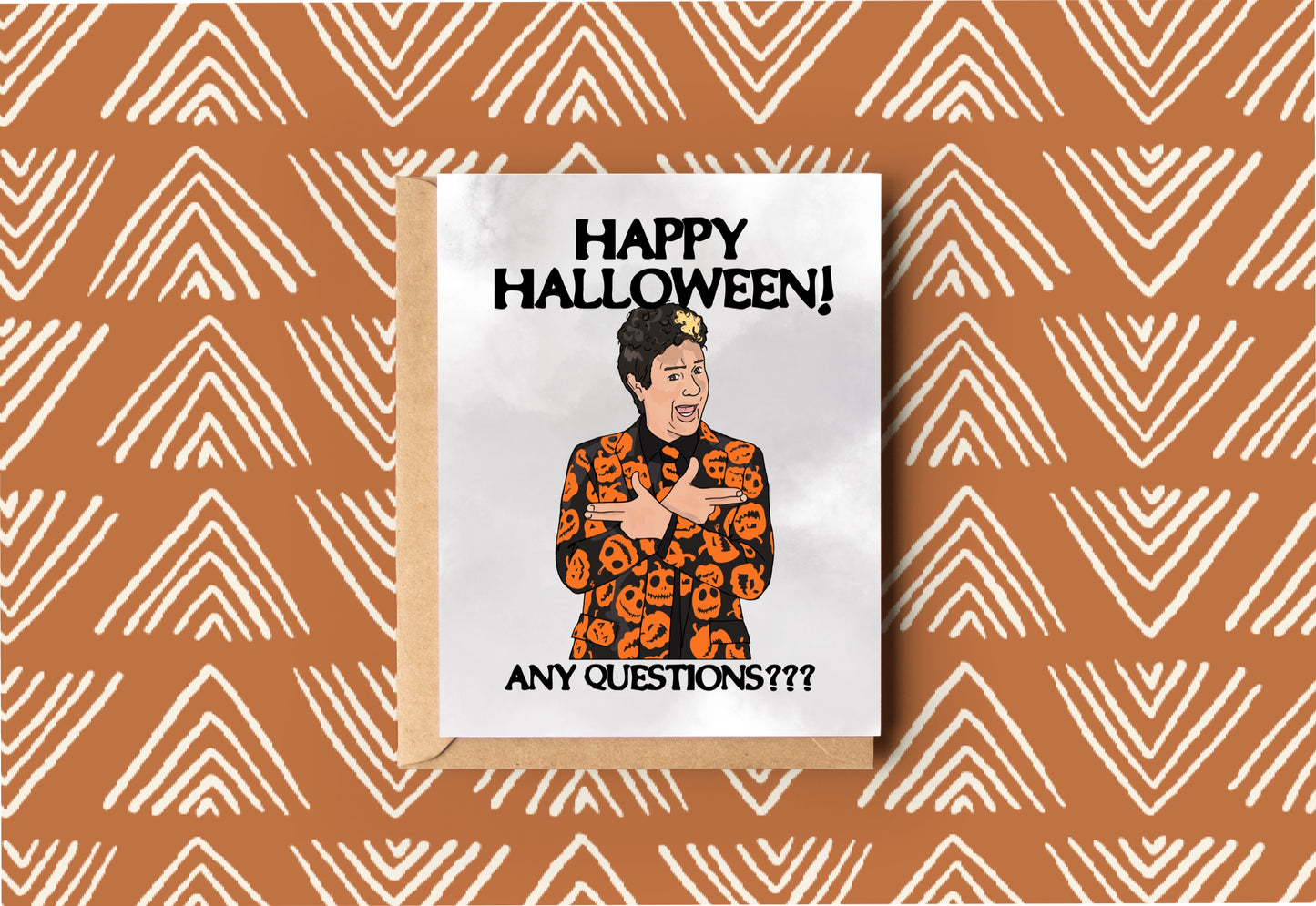 David Pumpkins Halloween Card