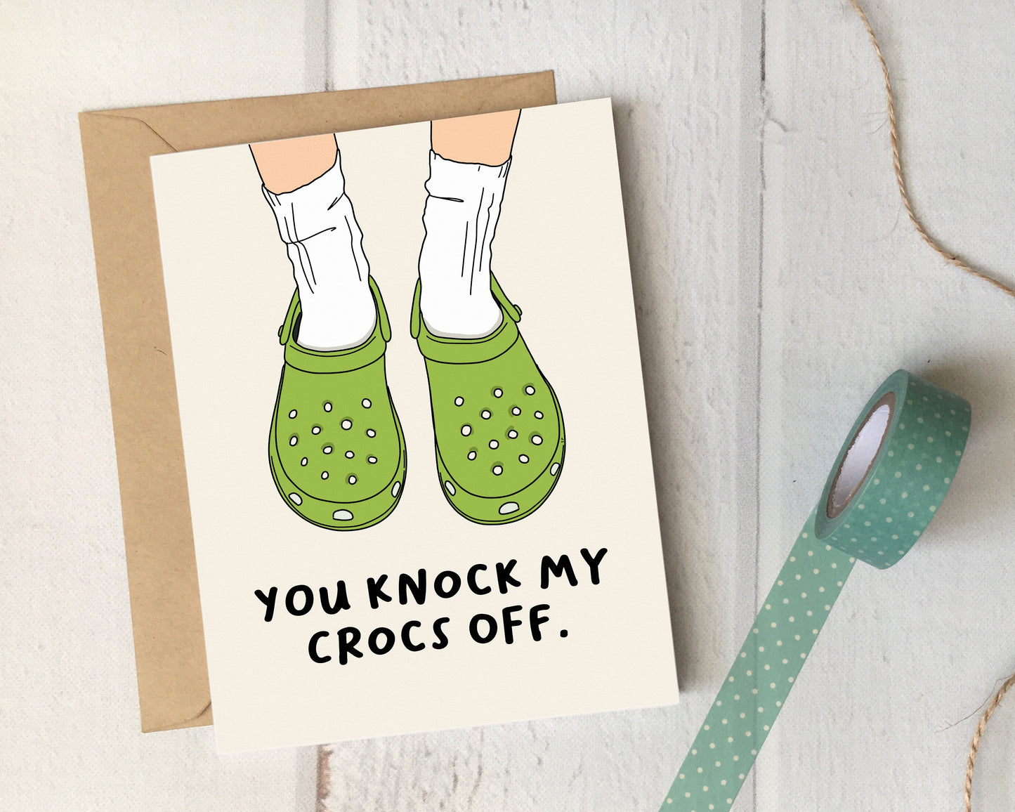 Crocs Card Green