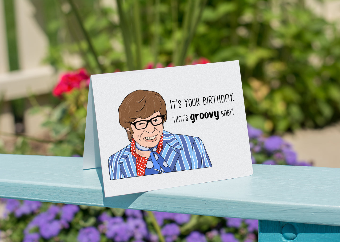 Groovy Birthday Card
