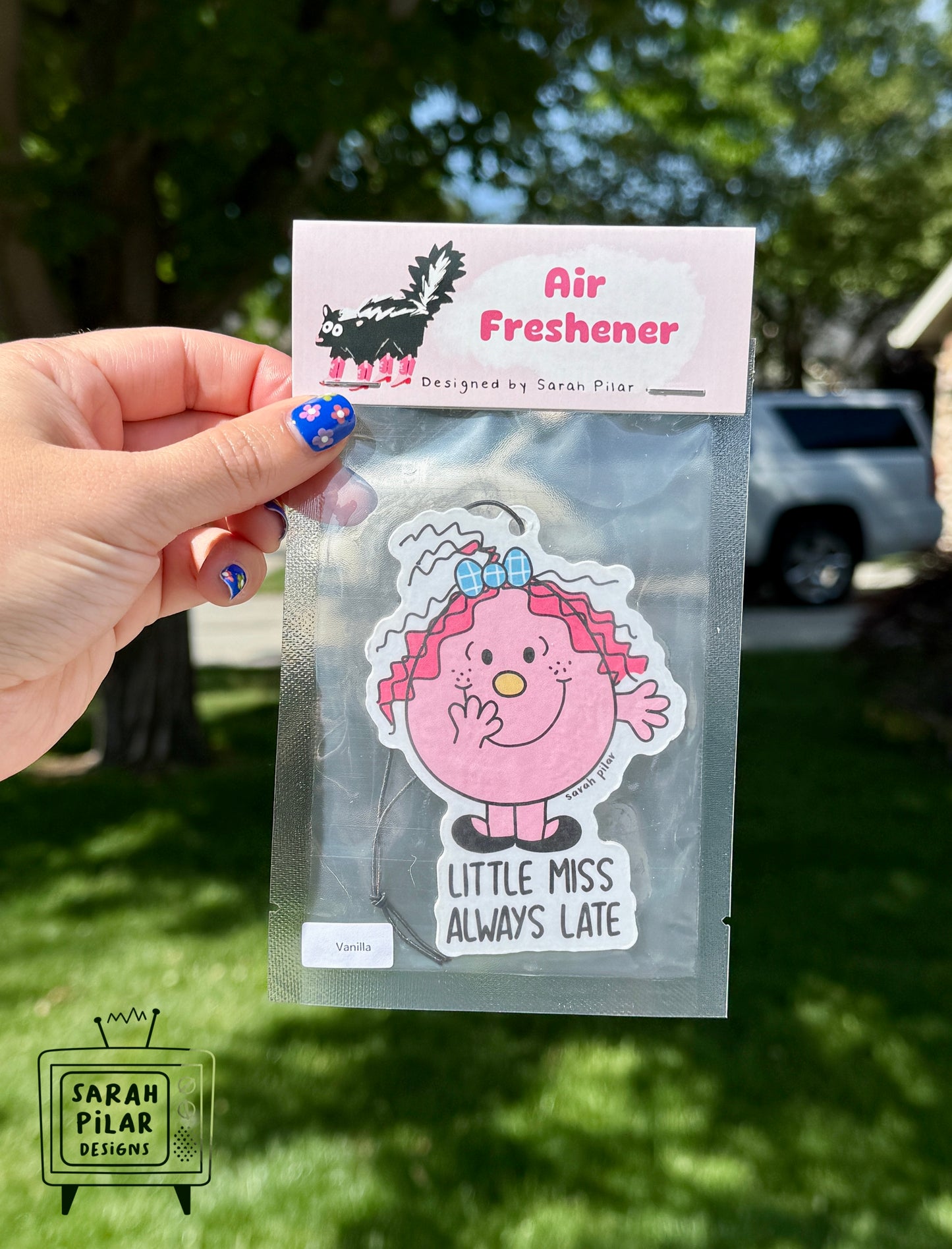 Miss Always Late Air Freshener