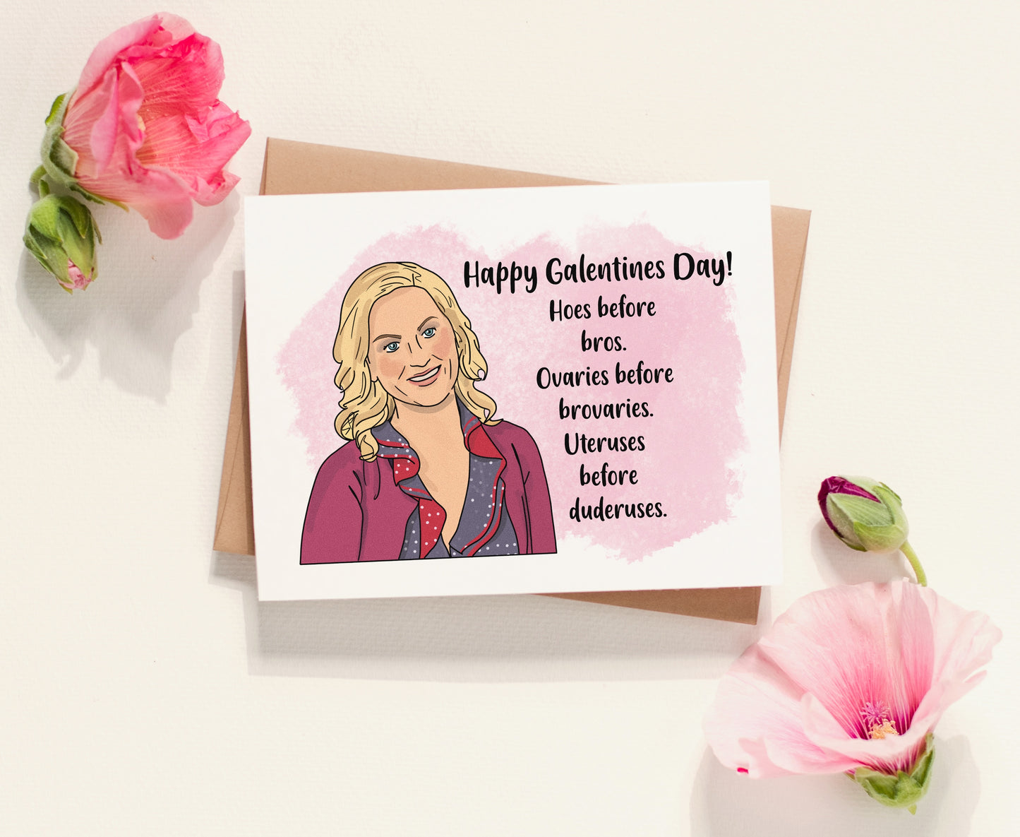 Hoes Galentines Day Card
