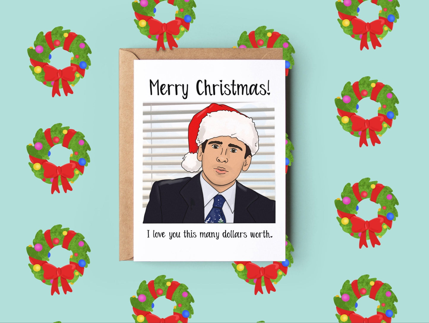 Michael Scott Christmas Card