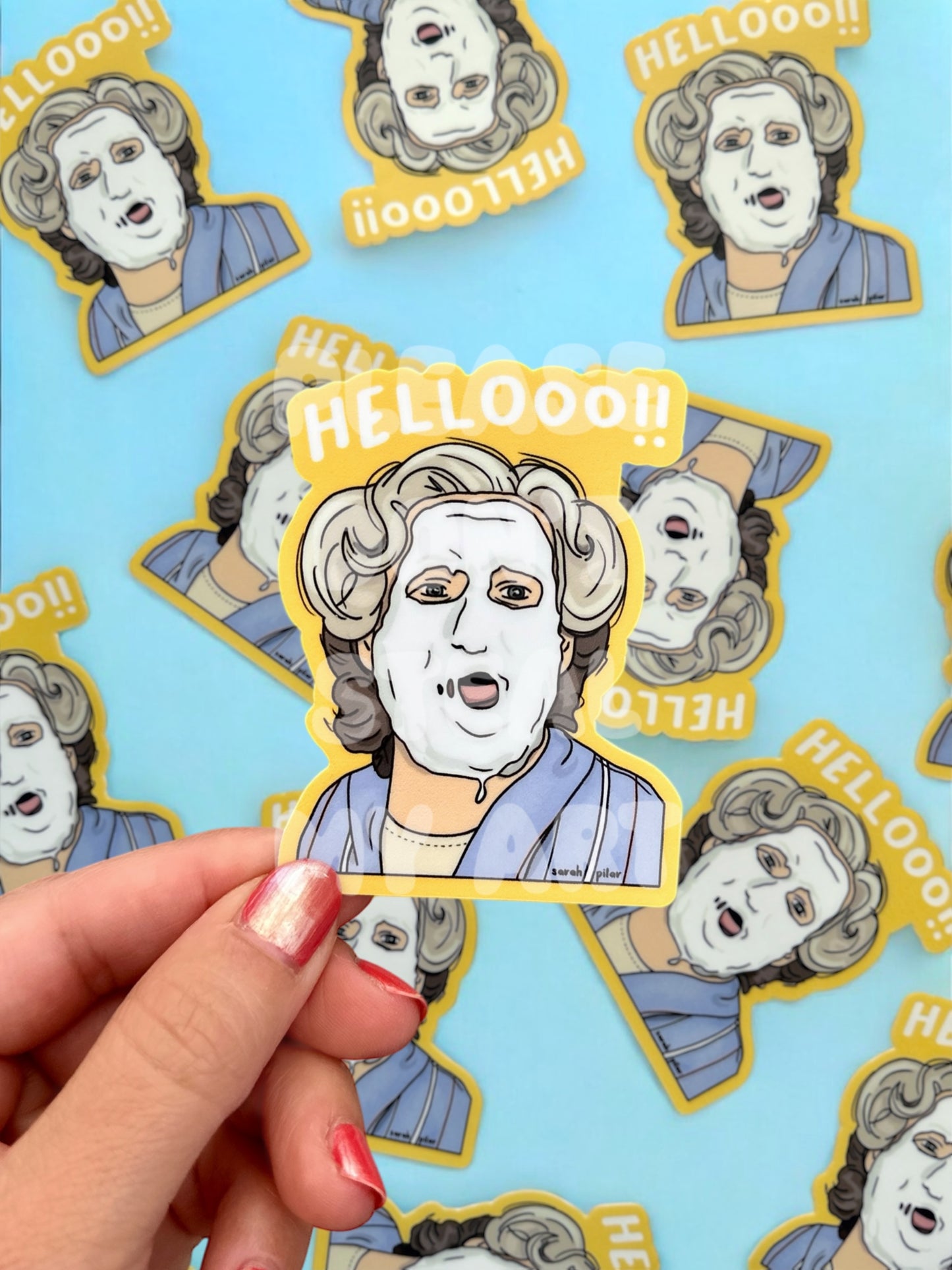 Hellooo Mrs. Doubtfire Sticker