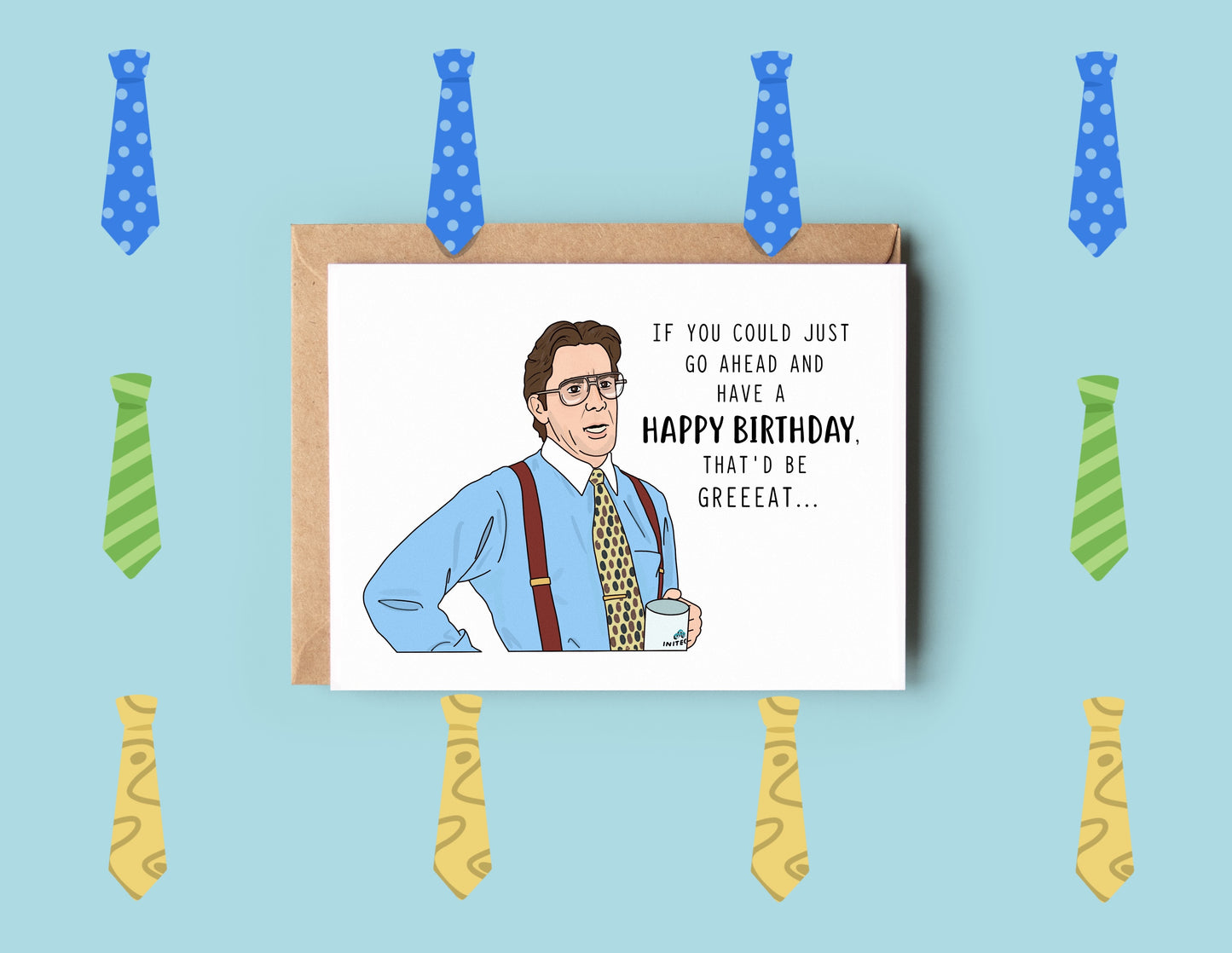 Office Space Birthday Boss Card