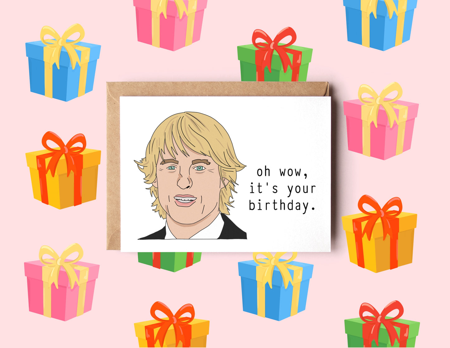 Oh Wow Birthday Card