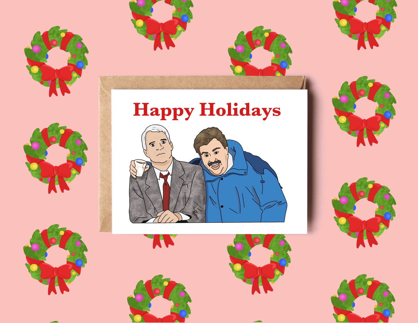 Planes, Trains, and Automobiles Holiday Card
