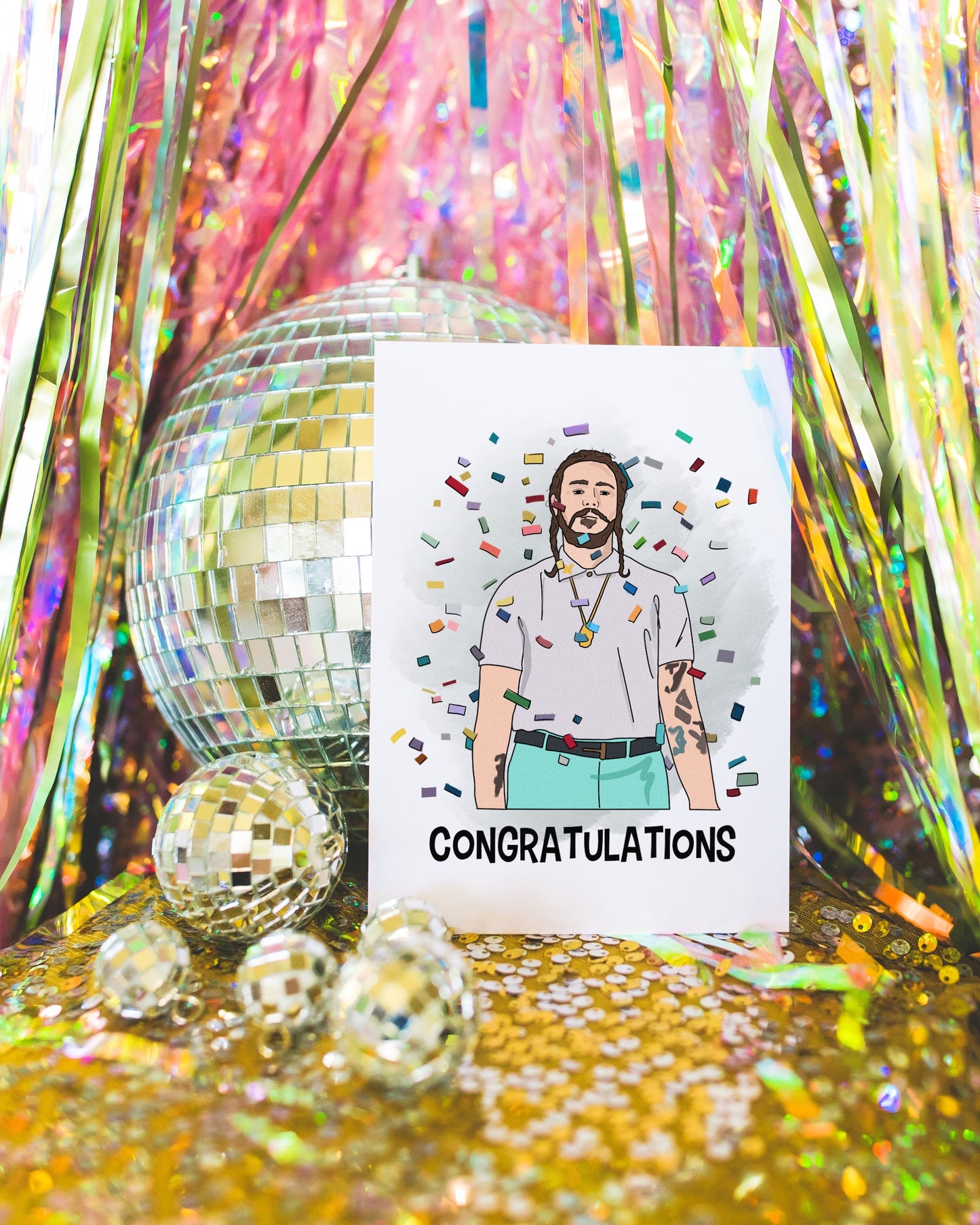 Congratulations Posty Card
