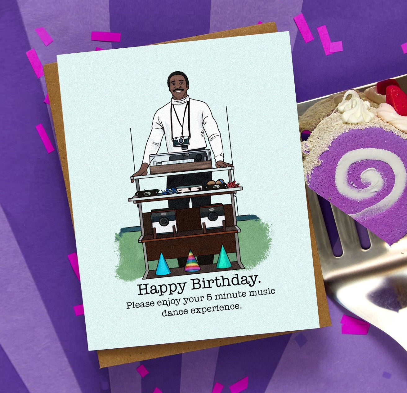 Jazzy Severance Birthday Card