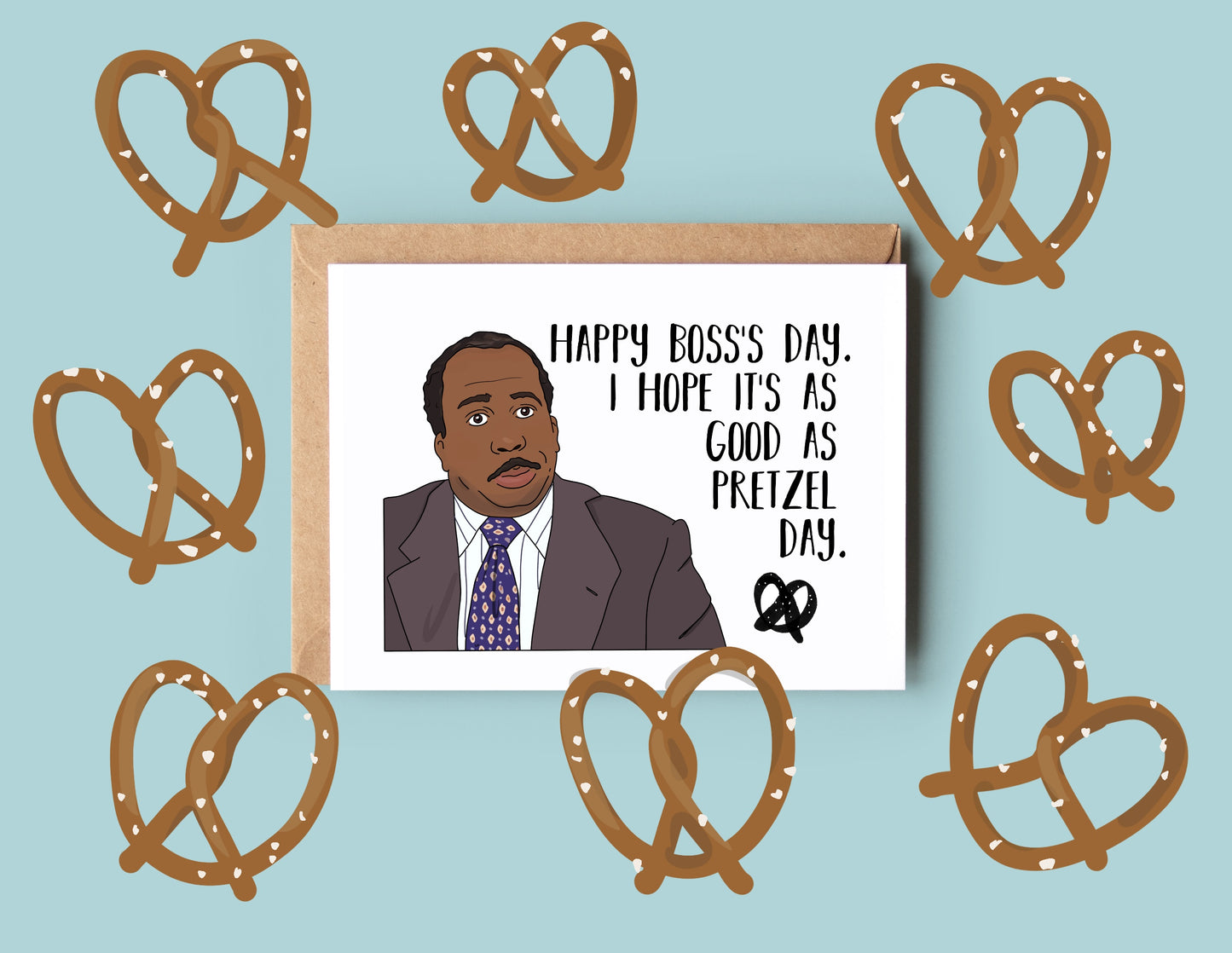 Stanley Pretzel Day Birthday Card
