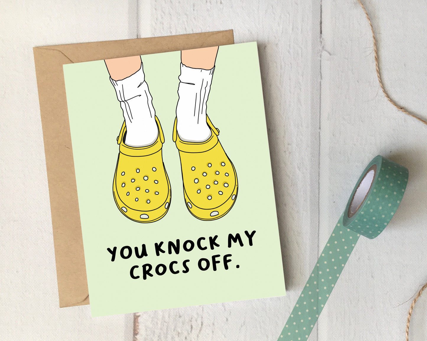 Crocs Card Yellow