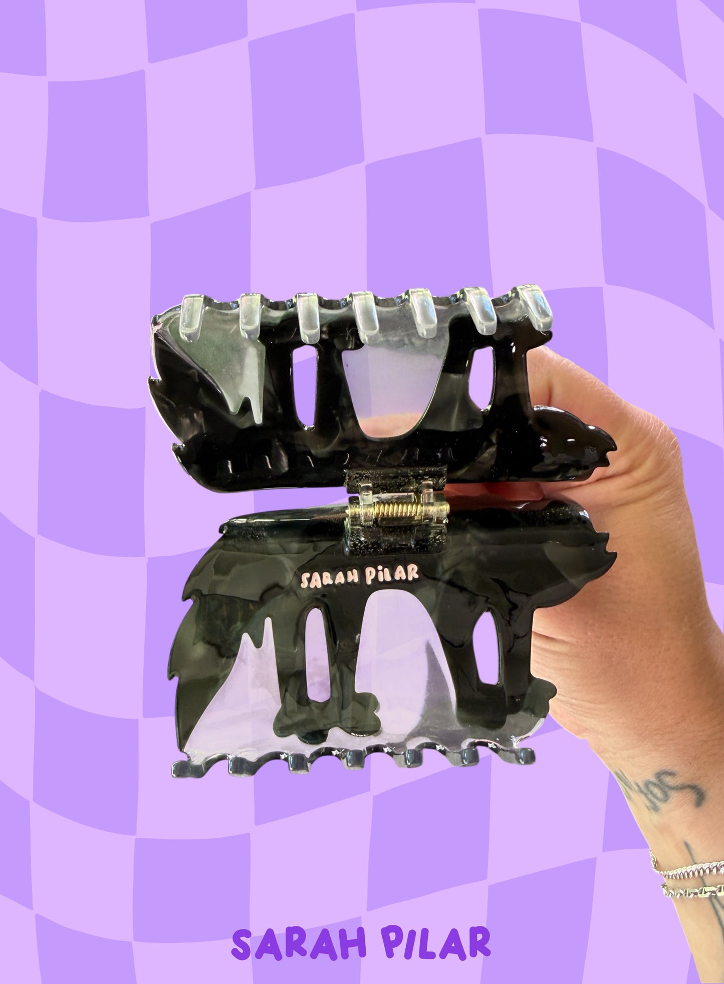 Spooky Black Cat Hair Claw