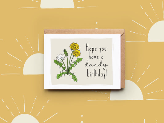 Dandy Birthday Card