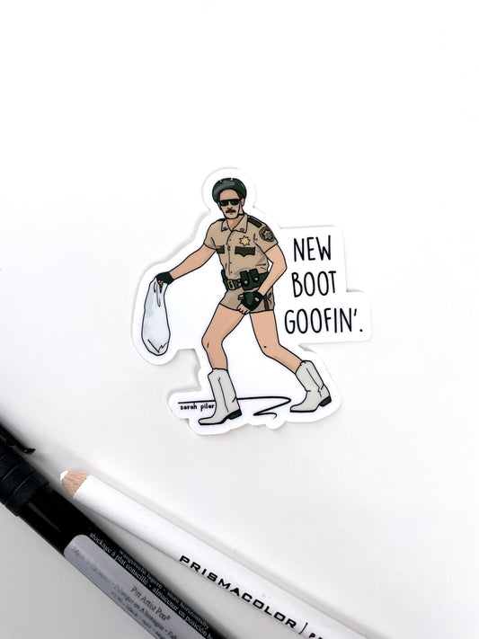 New Boot Goofin Dangle Sticker