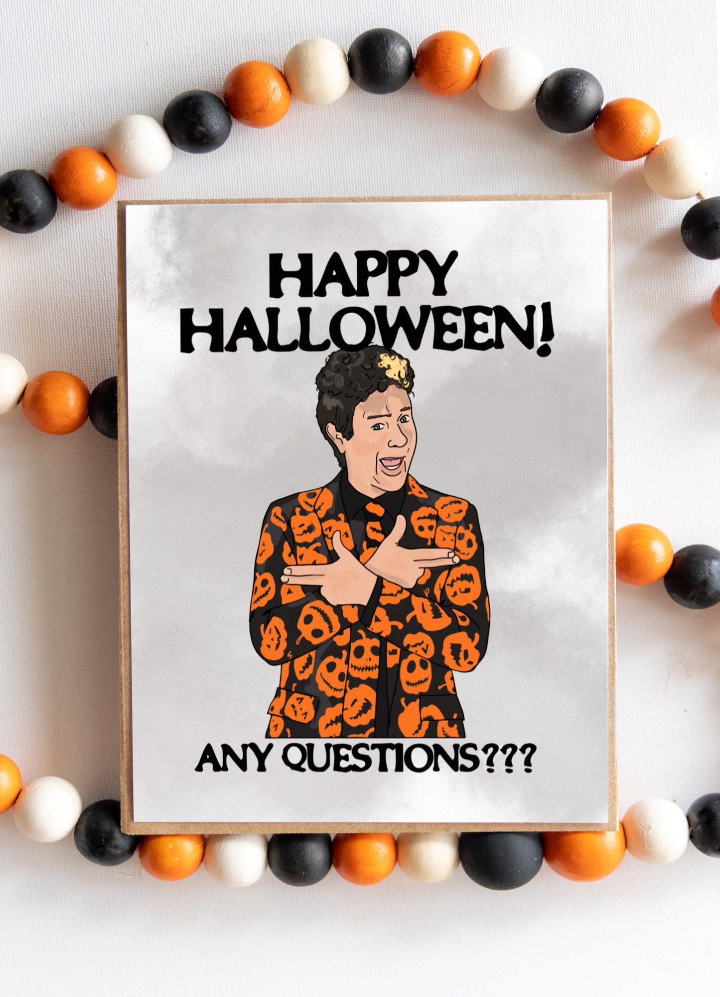 David Pumpkins Halloween Card