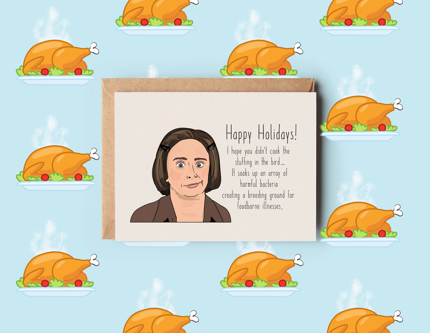 Debbie Downer Happy Holidays Card