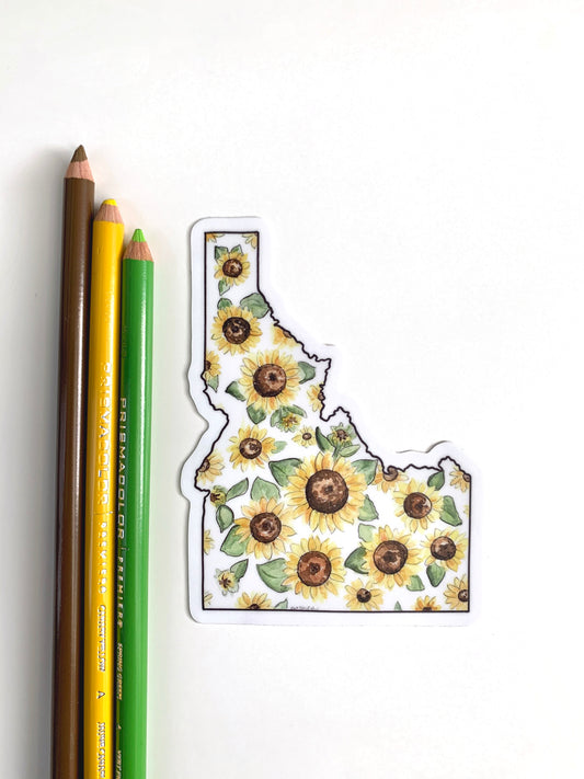 Idaho Sunflower Sticker