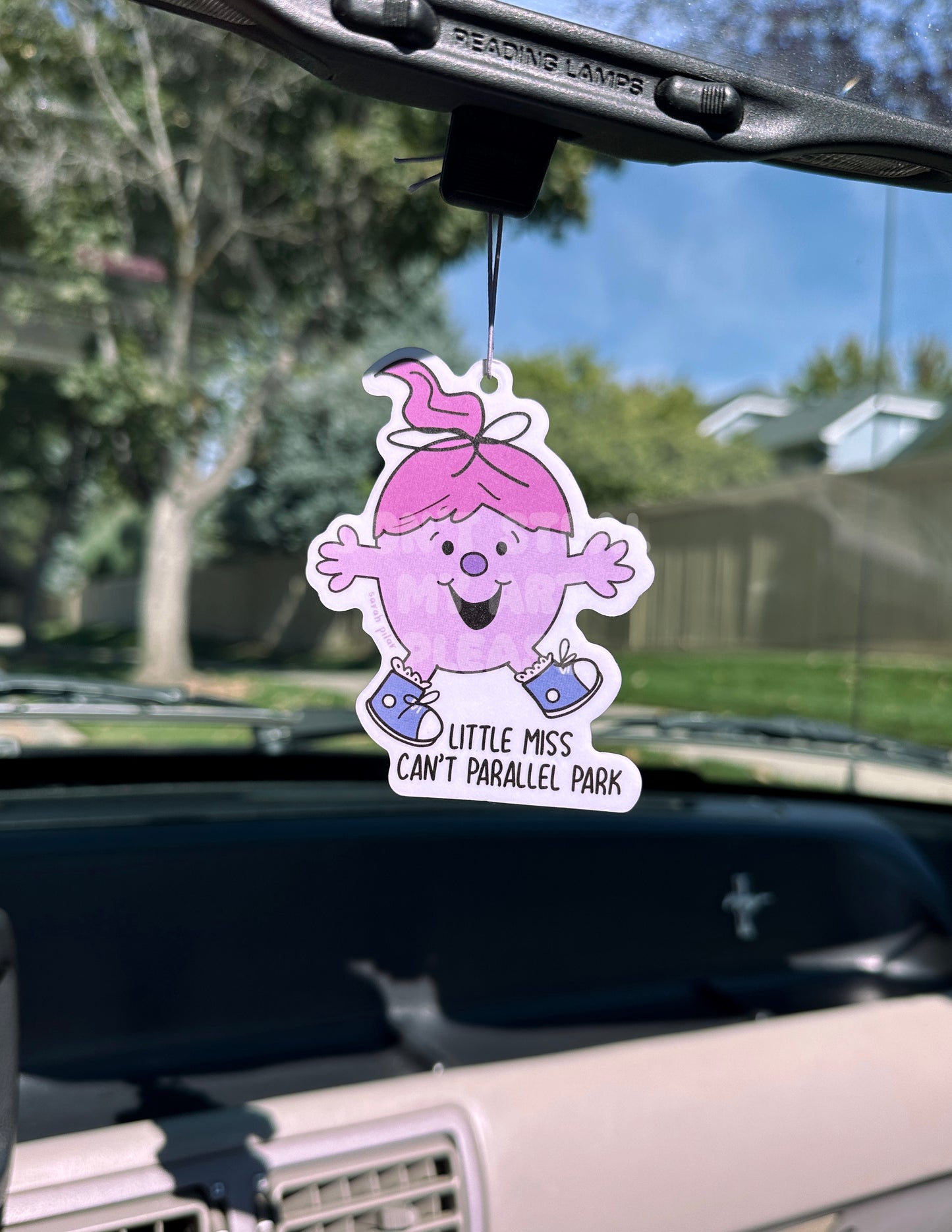 Little Miss Can't Parallel Park Air Freshener