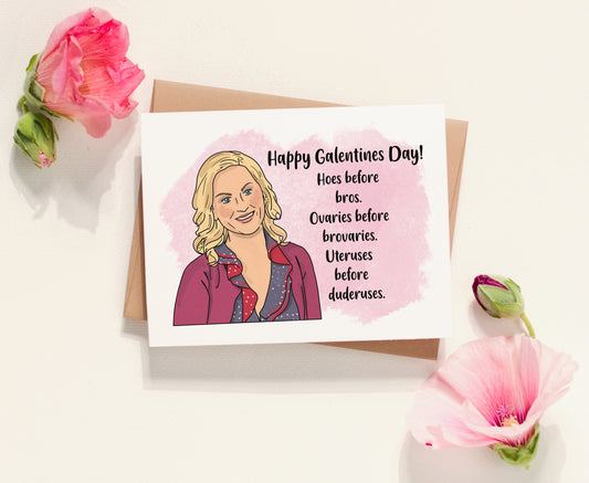 Hoes Galentines Day Card