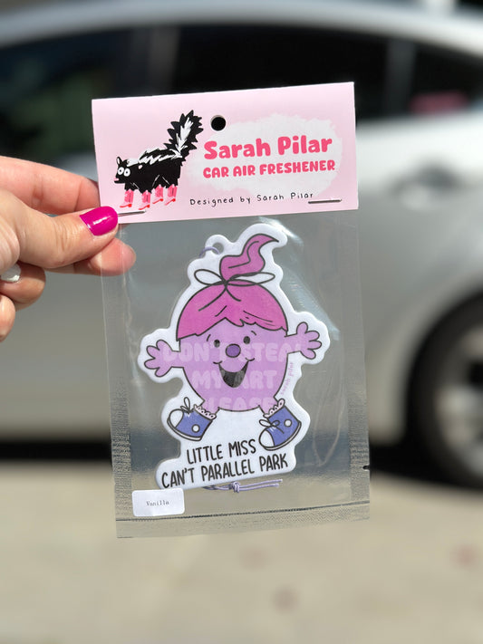 Little Miss Can't Parallel Park Air Freshener