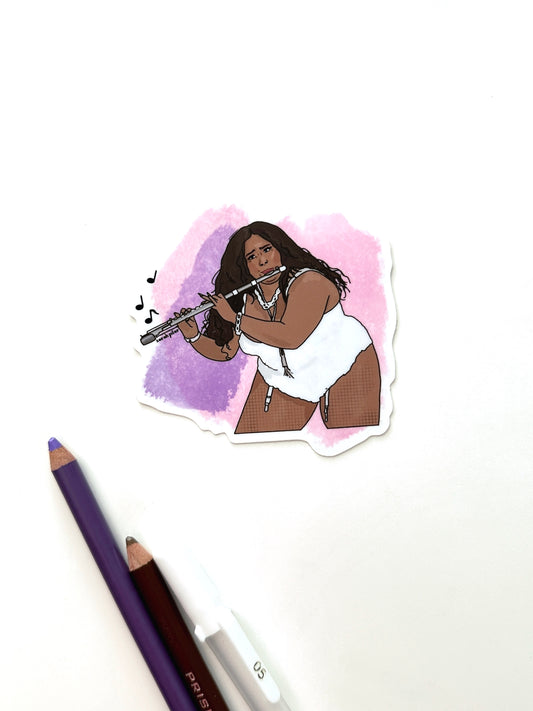 Lizzo Flute Sticker