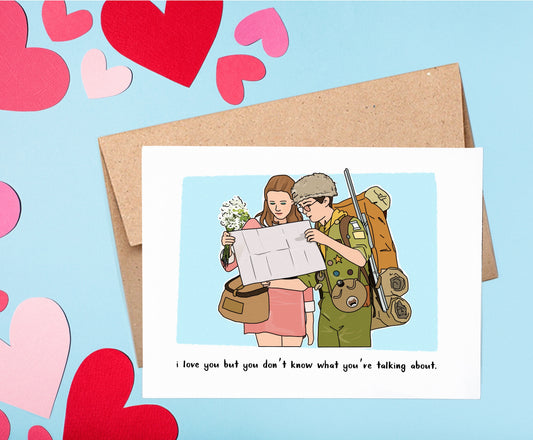 Moonrise Kingdom Love You Card