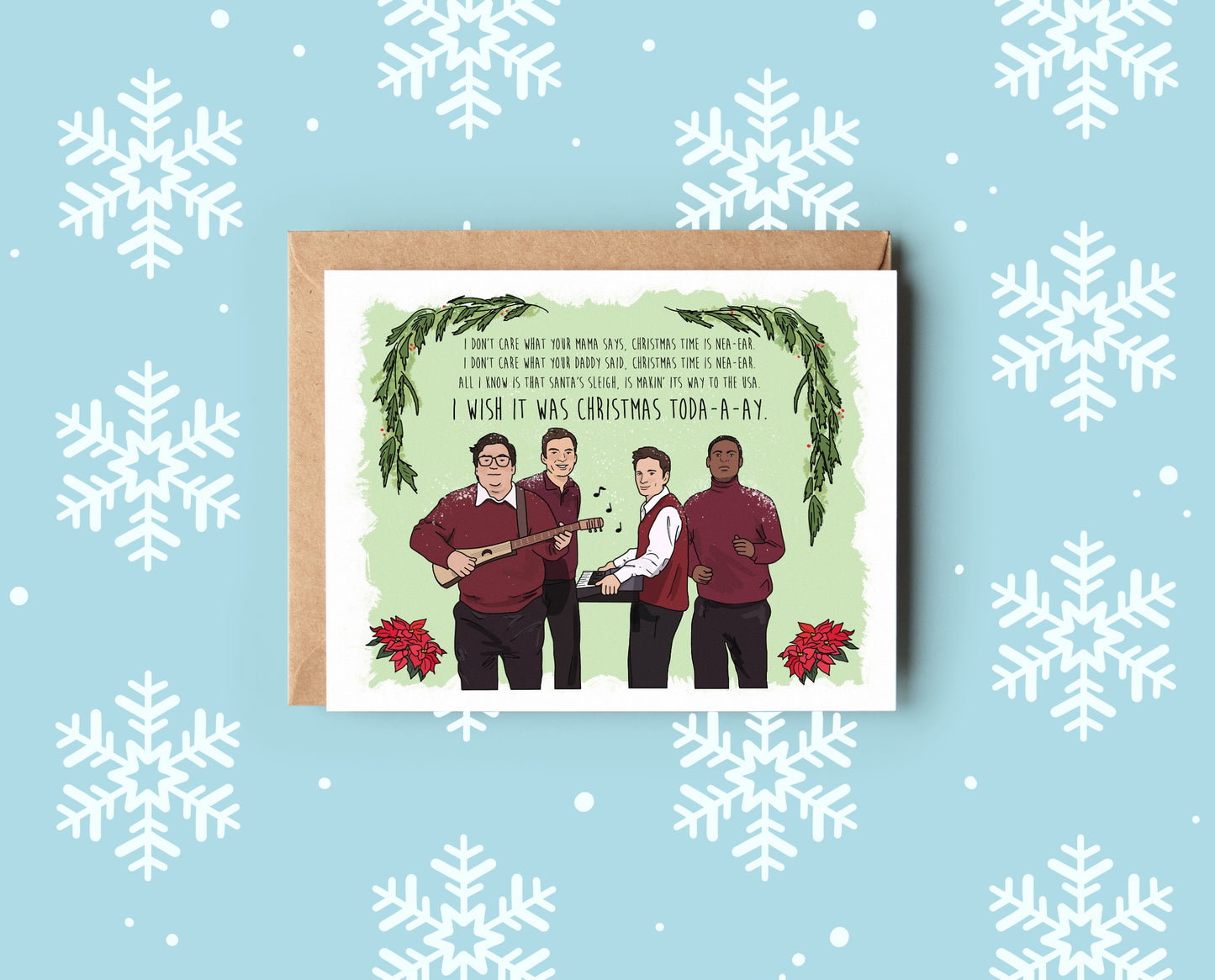 Christmas Time is Here SNL Card