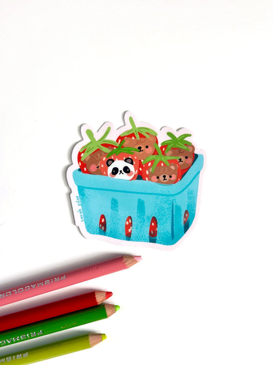 Sweet Strawbearies Sticker