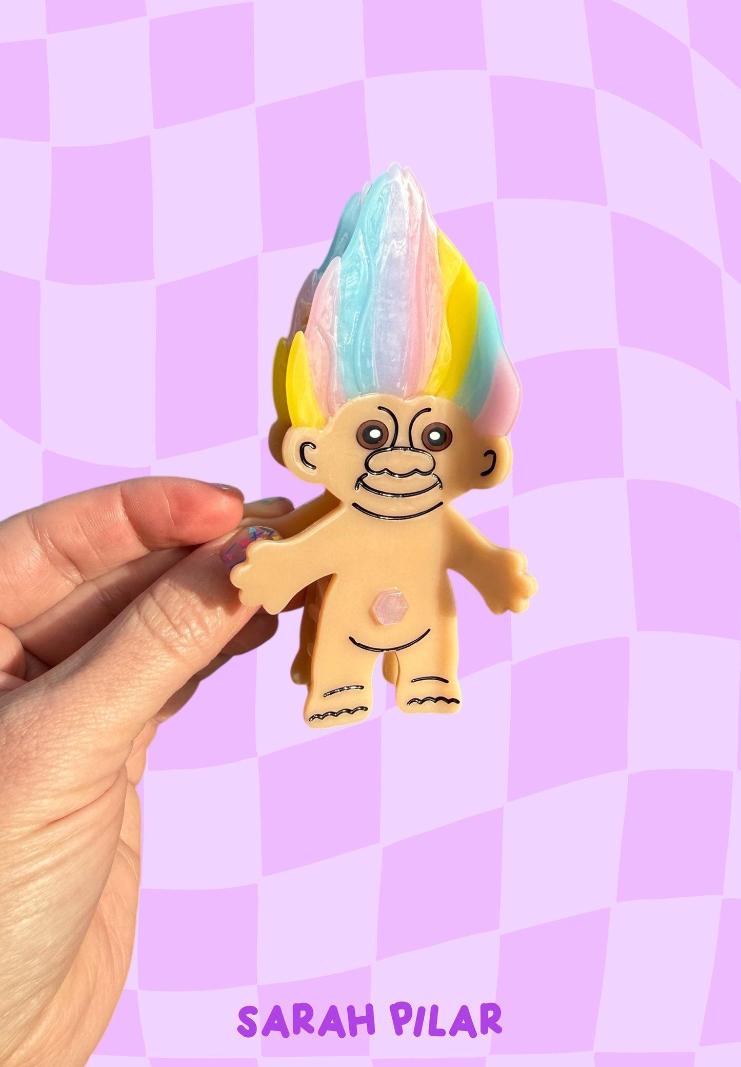 Troll Doll Hair Claw