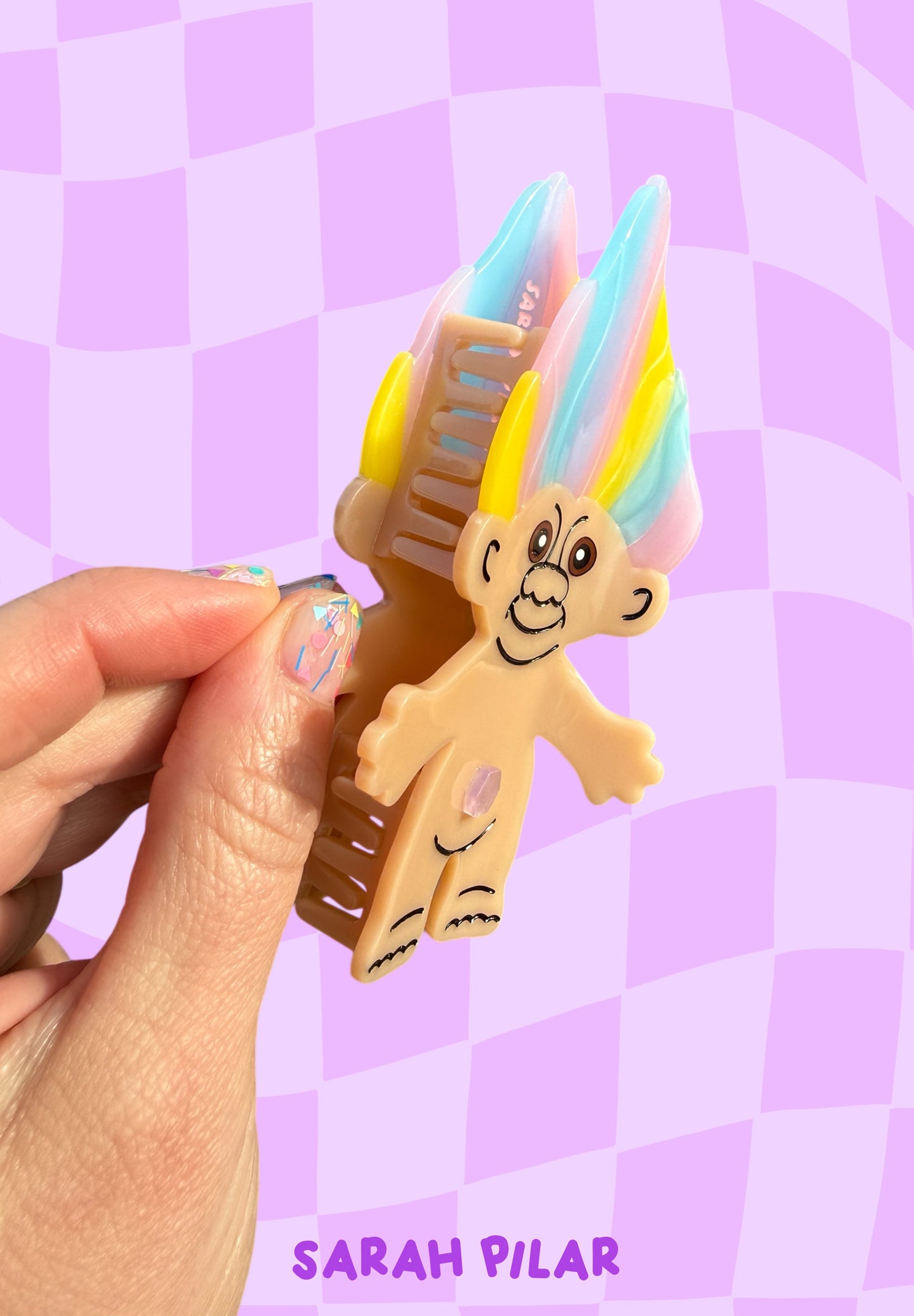 Troll Doll Hair Claw