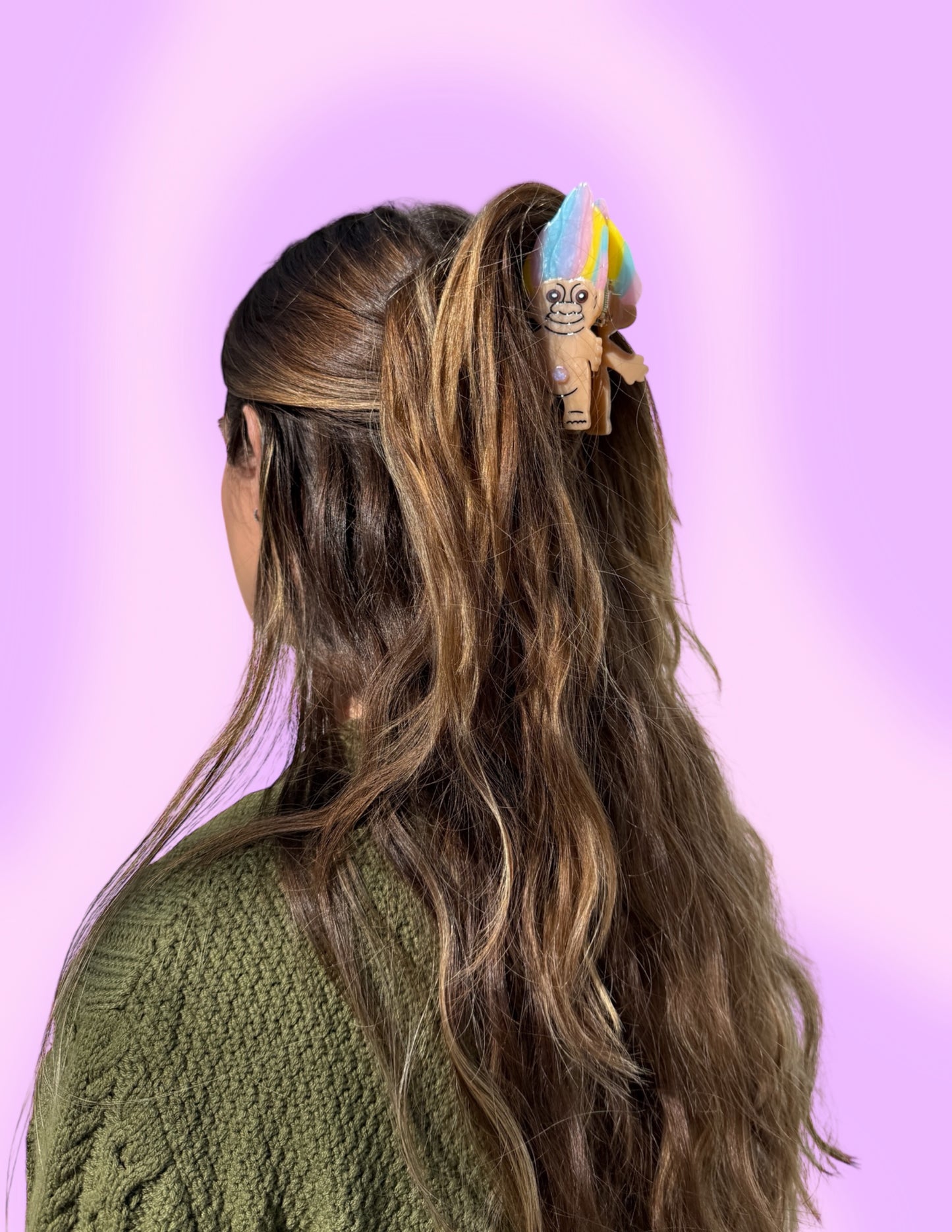 Troll Doll Hair Claw