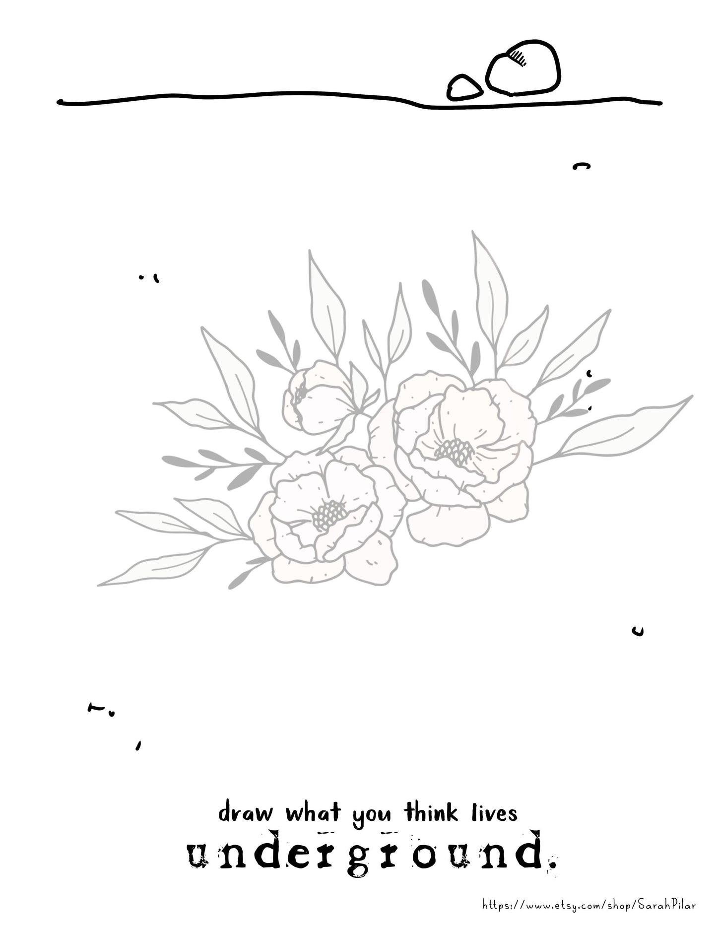 Nature Coloring pages, 3 pack, Kids Activity Pages, Nature Color pages, Silly activity pages, Drawing Prompts, Printable pages